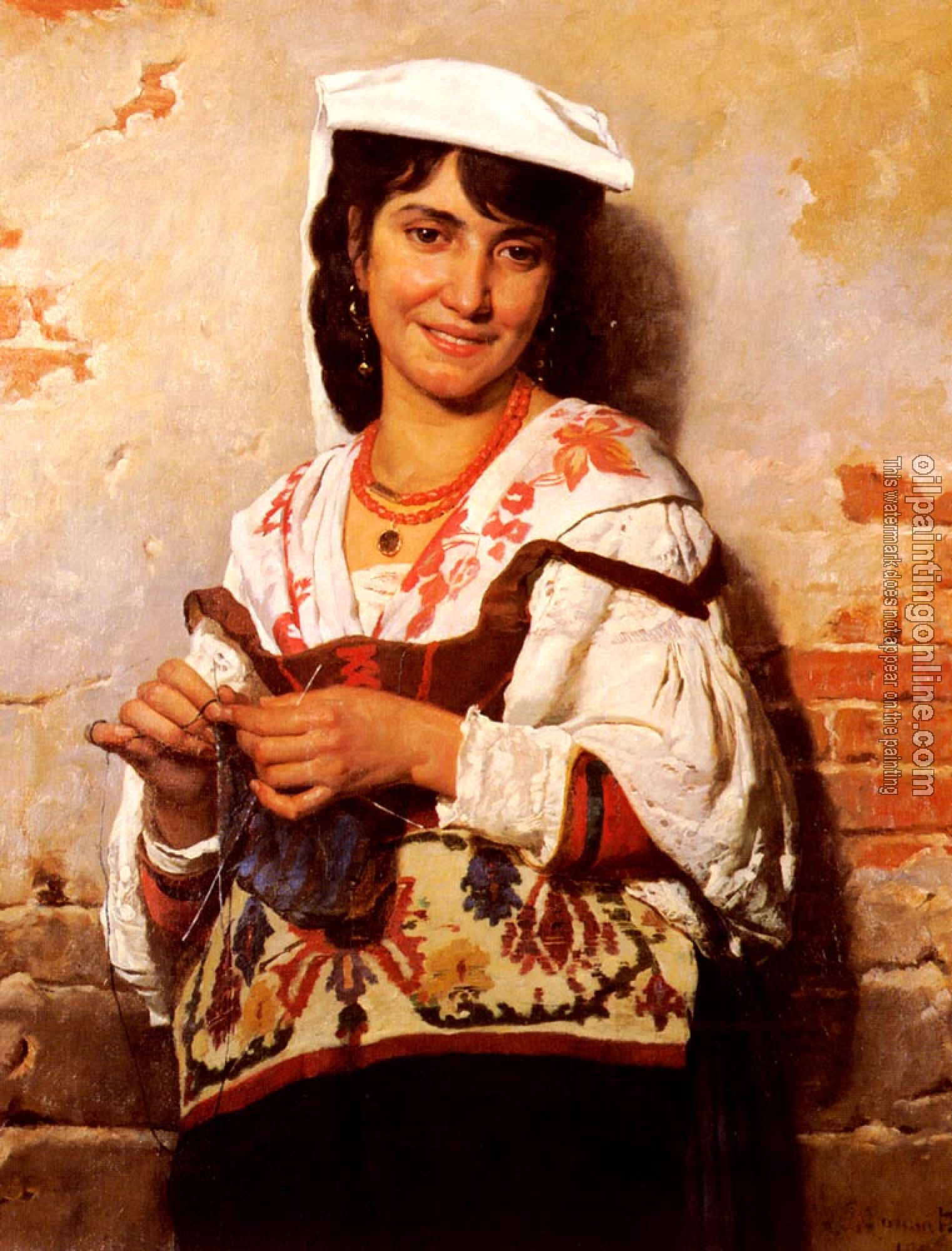 Bonnat, Leon - Italian Girl